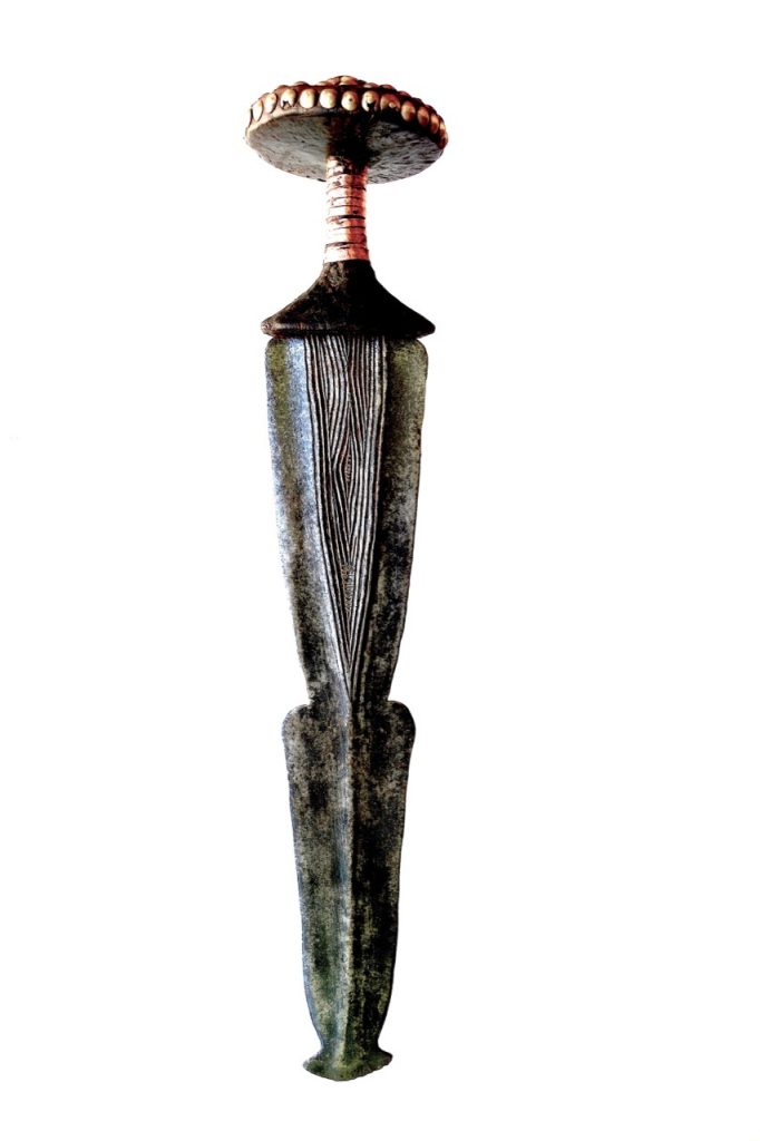 Ethnie Konda, épées courte RDC. Kundu