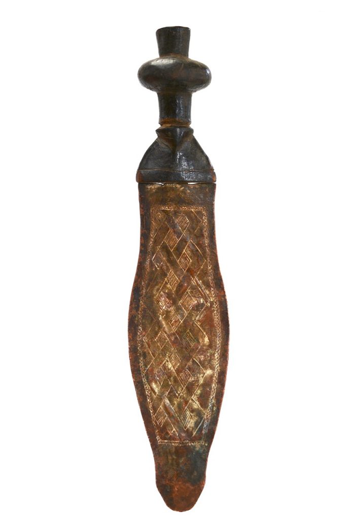 Shoowa Kuba, épée courte République Démocratique du Congo.