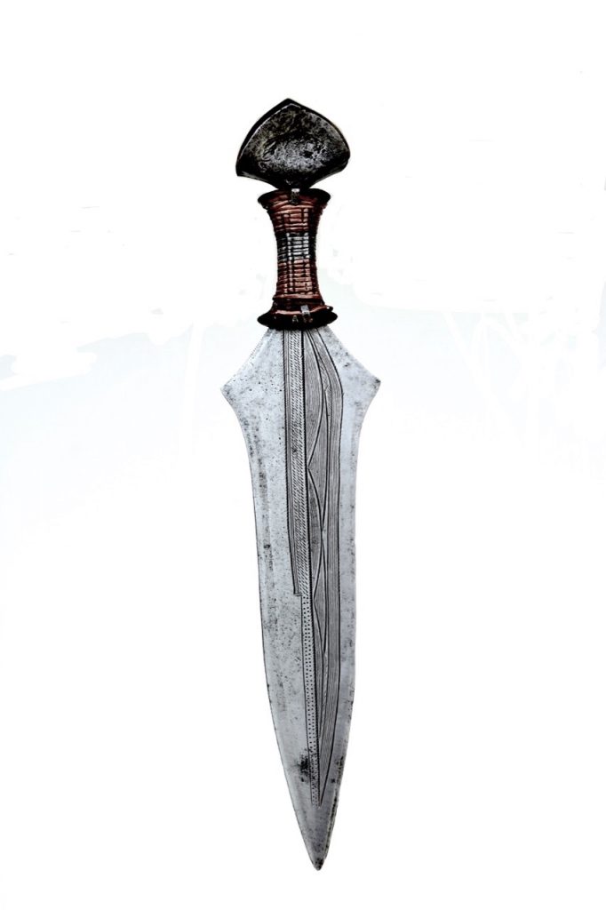 Épée courte Lokélé-Topoké Centrafrique.