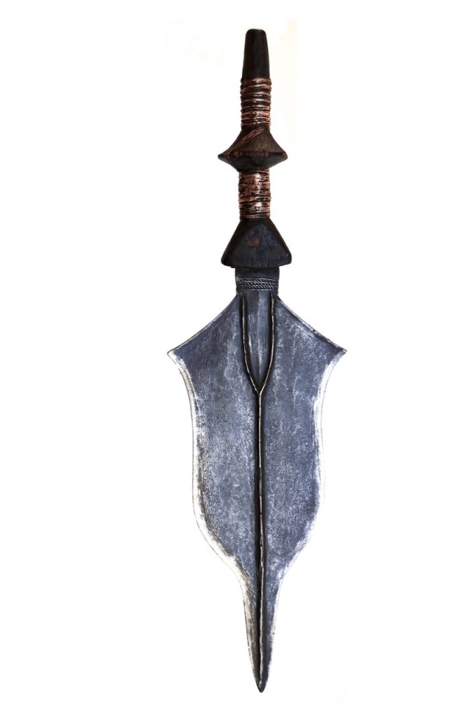 Belle épée Saka Ngandu du peuple Mongo. République Centrafricaine.