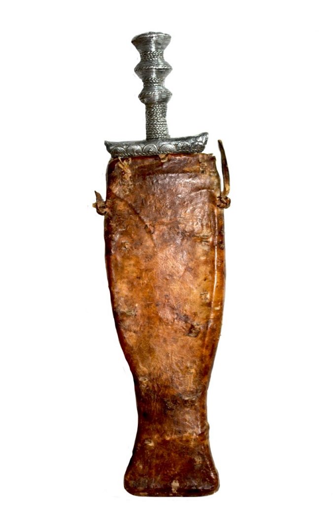Baoulé, épée courte Côte d'Ivoire.
