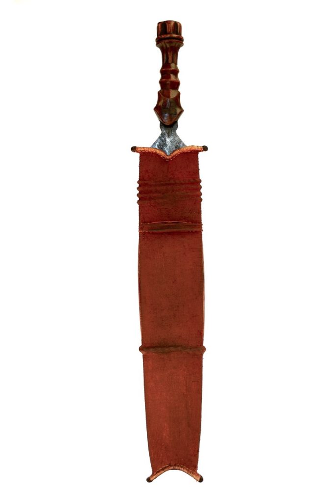Épée courte Salampasu République Démocratique du Congo.