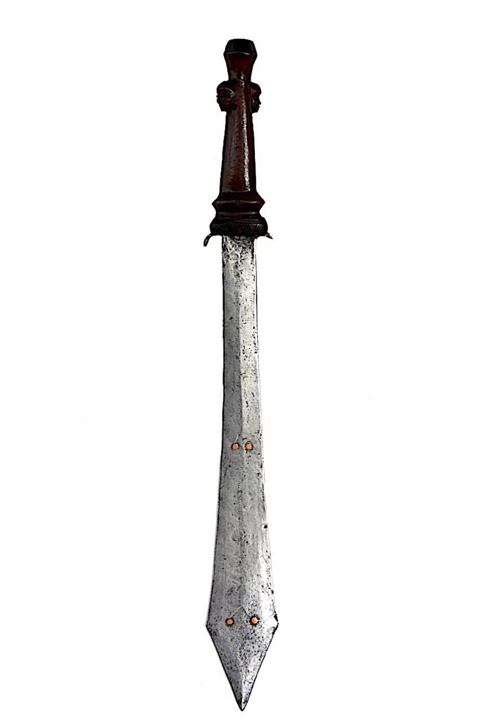 Épée courte de l'ethnie Pendé, Angola et R.D.C