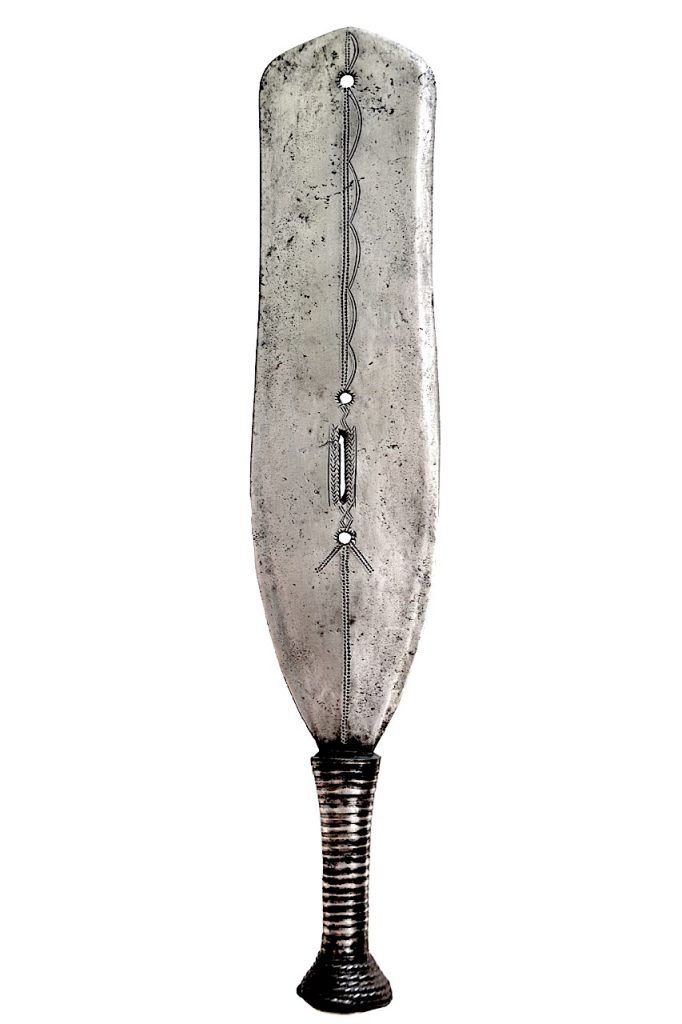 Épée courte Yakoma, République Démocratique du Congo.