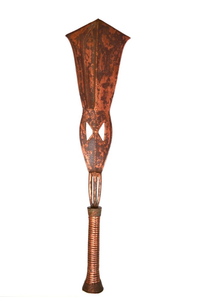 Épée courte Yakoma, République Démocratique du Congo.