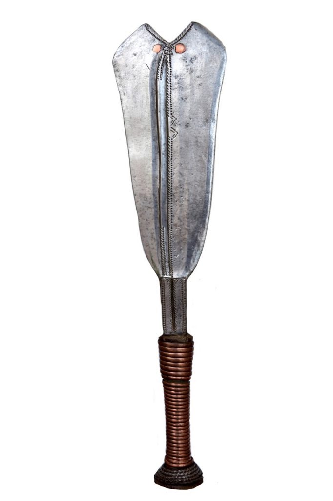 Épée courte Yakoma Sango, République Démocratique du Congo.