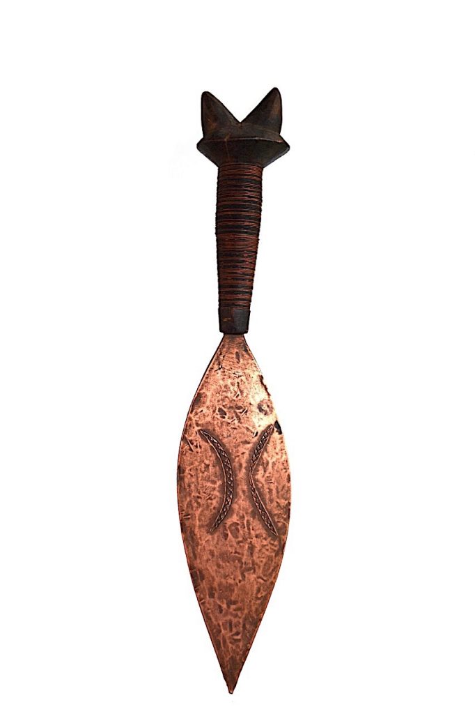 Épée courte Akélé, République Démocratique du Congo.