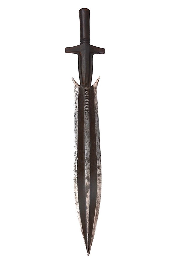 Épée Fang, Guinée, Cameroun, Gabon, République du Congo.
