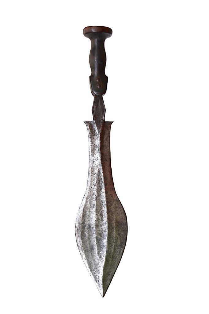 Épée courte Luba, Zaîre, République Démocratique du Congo.