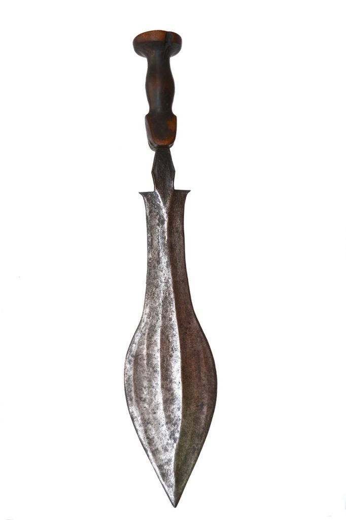 Épée courte du Kasaï, Luba, République Démocratique du Congo.