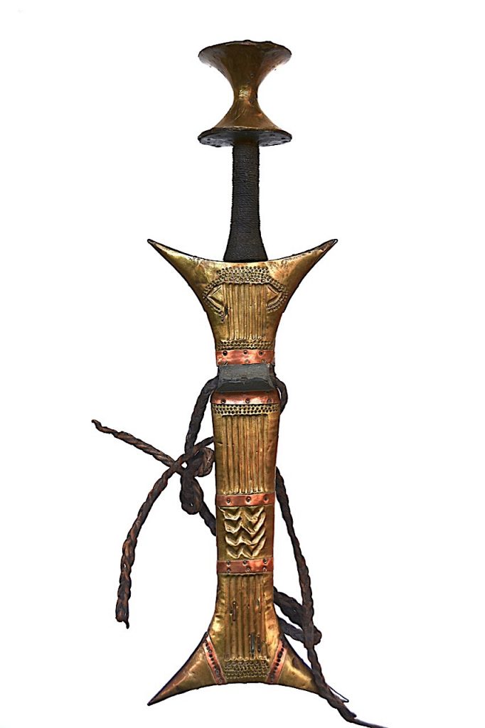 Épée courte Kuyu/Kouyou. République Démocratique du Congo Afrique centrale.