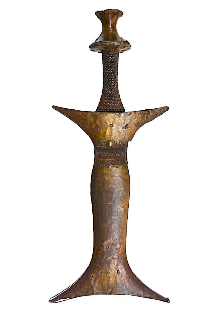 Épée courte Kuyu, Kouyou. République Démocratique du Congo. Centre Afrique.