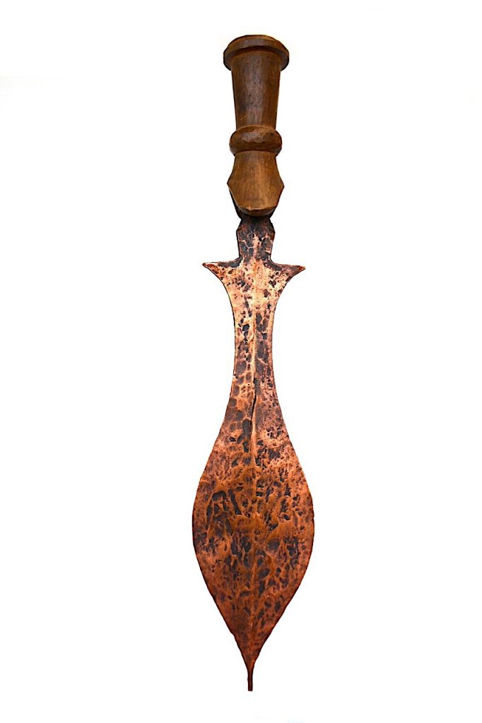 Épée courte Wongo en cuivre?Peuple Anamongo, République Démocratique du Congo.