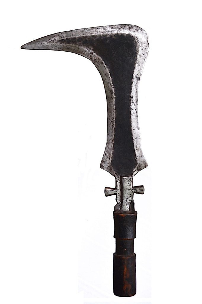 Couteau de type Faucille, Budu Mangbetu République Démocratique du Congo.