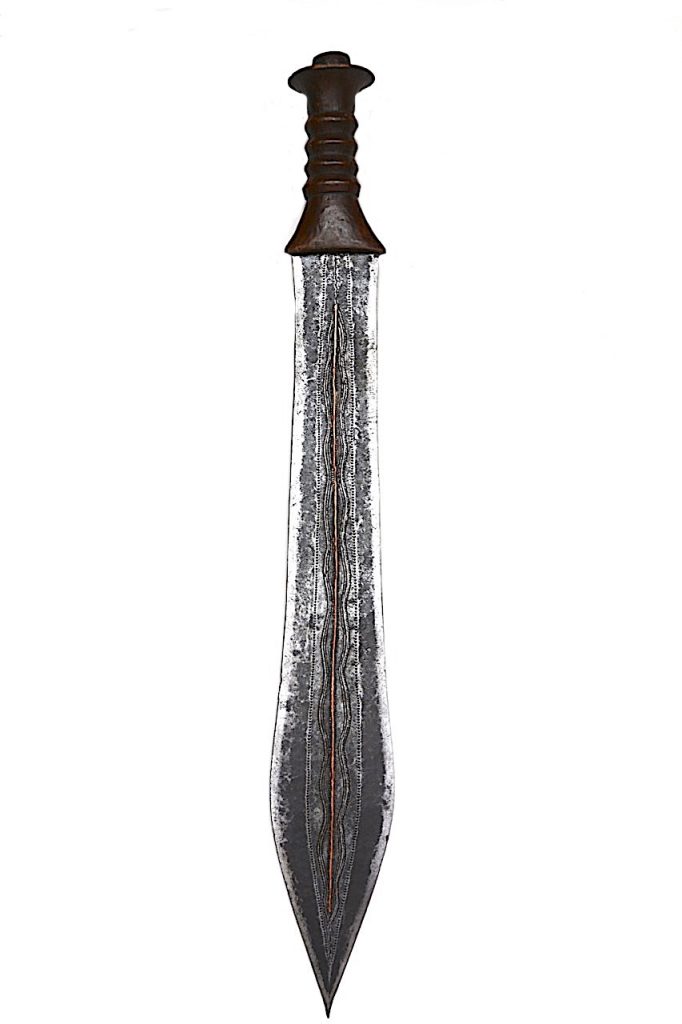 Nspo Eki, Songyé, République Démocratique du Congo, épée courte.
