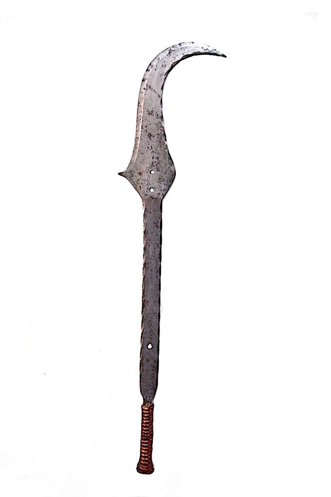 Épée de cérémonie dansaante Yakoma, Sango, République Démocratique du Congo.