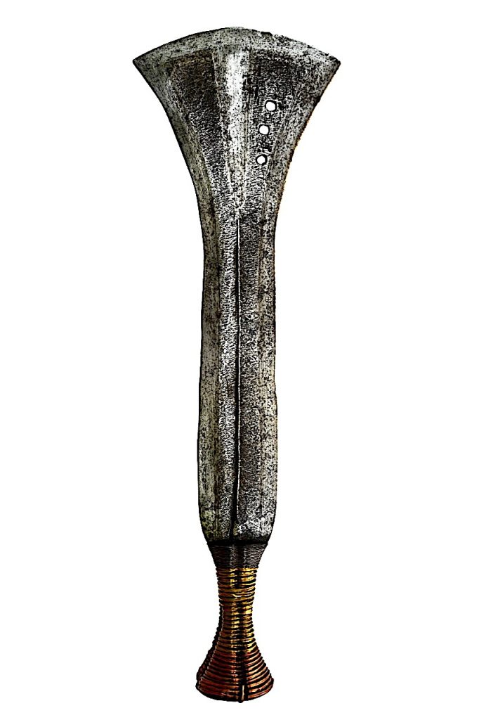 Épée courte Ékonda, République Démocratique du Congo.