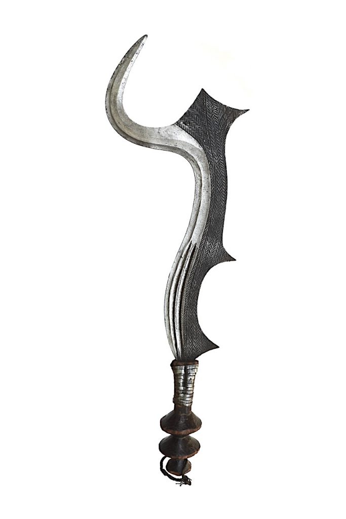 Couteau d'exécution Ngombé Doko,région Équateur, république Démocratique du Congo