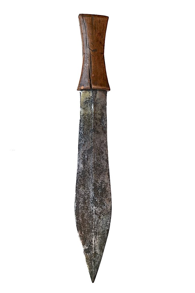 Épée courte Fang, Gabon.