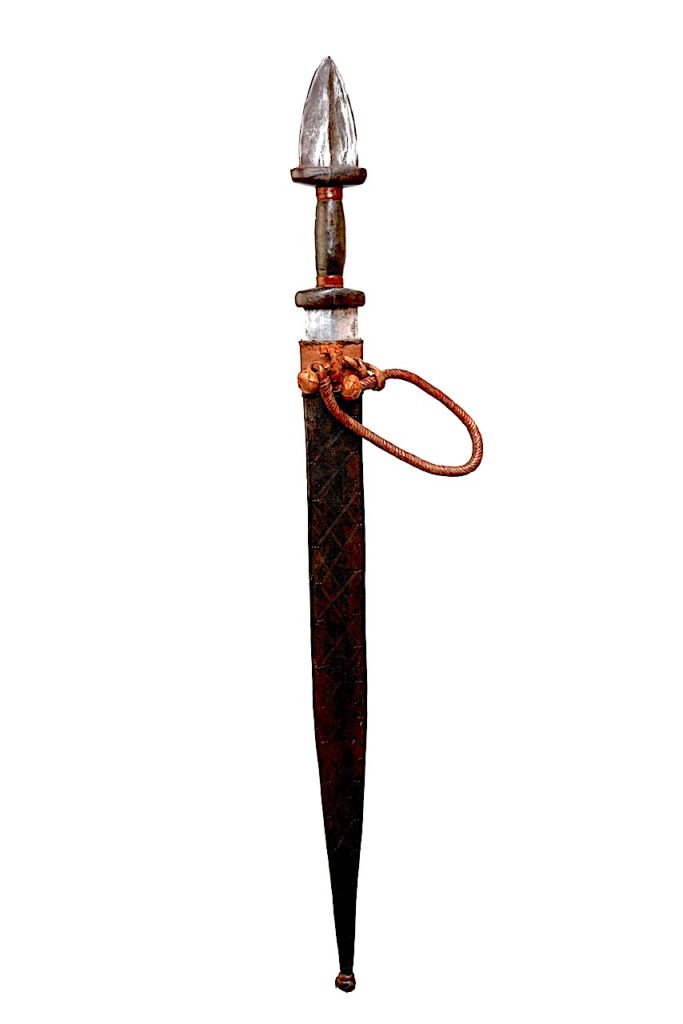 Épée Tedda, Tubu du Tchad, région du Tibesti, épée des nomades.