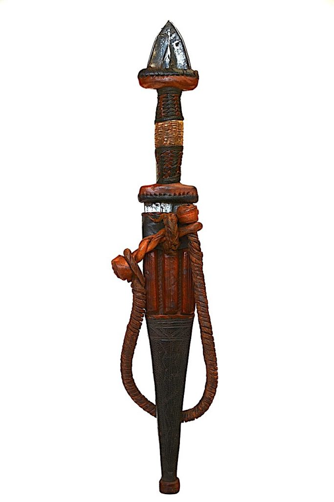 Sahara oriental, couteau Tedda Tubu du Tchad.