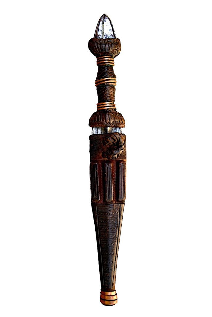 Couteau Tedda Tubu de la région du Tibesti Tchad.