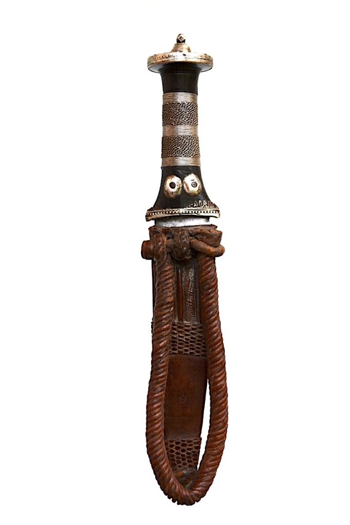 Région Darfur, Couteau droit de l'ethnie Fur du Soudan.