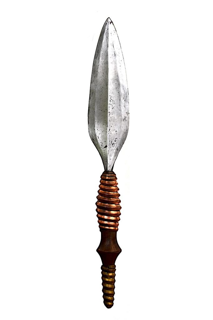 Épée courte Mbochi du Gabon peuple Fang.