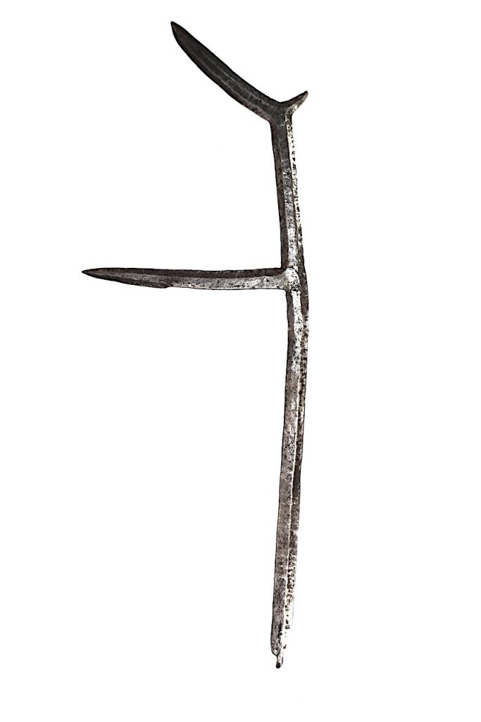 Couteau de jet du sud-ouest, peuple Sara, ethnie Marba-Musseye 1900