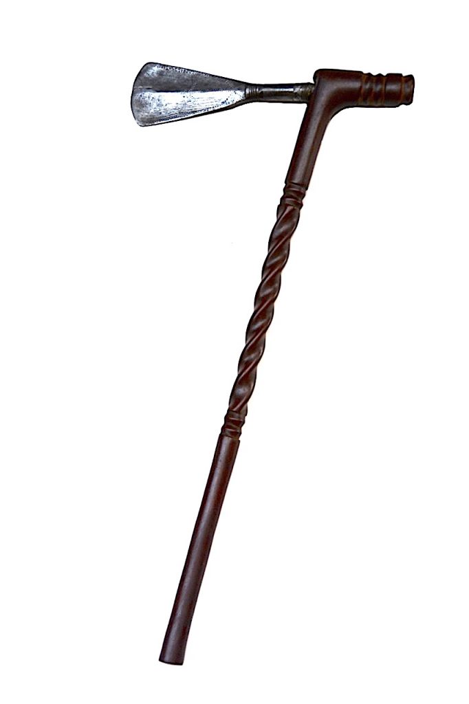 Hache de dignitaire Tchokwé d'Angola, Zambie.