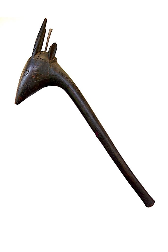 Sceptre casse-tête Bamana-Bambara du Mali.