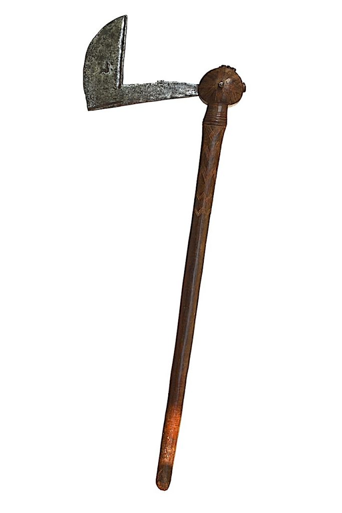 Hache de parade Afrique de l'ouest, Sénoufo de Côte d'Ivoire.