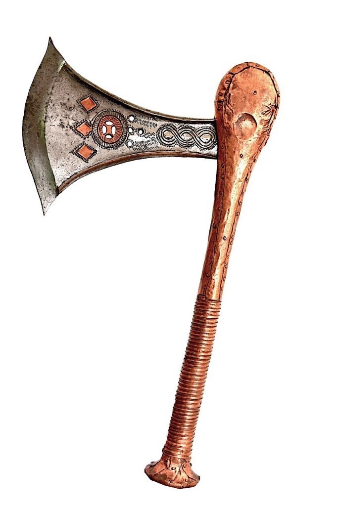 Hache Nsapo-Nsapo, Songyé 1900-1920. République Démocratique du Congo