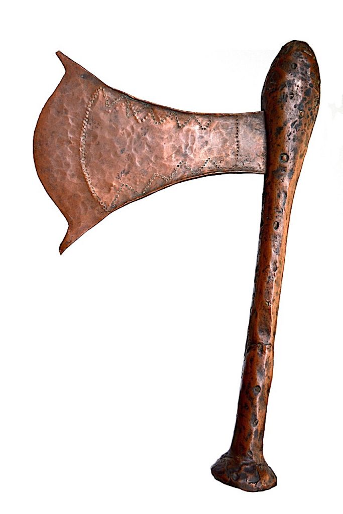 Hache d'apparat Nsapo-Nsapo, République Démocratique du Congo, 1900-1920