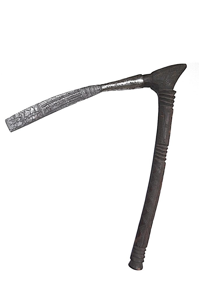 Afrique de l'ouest, Hache de danse Mossi Burkina Faso.