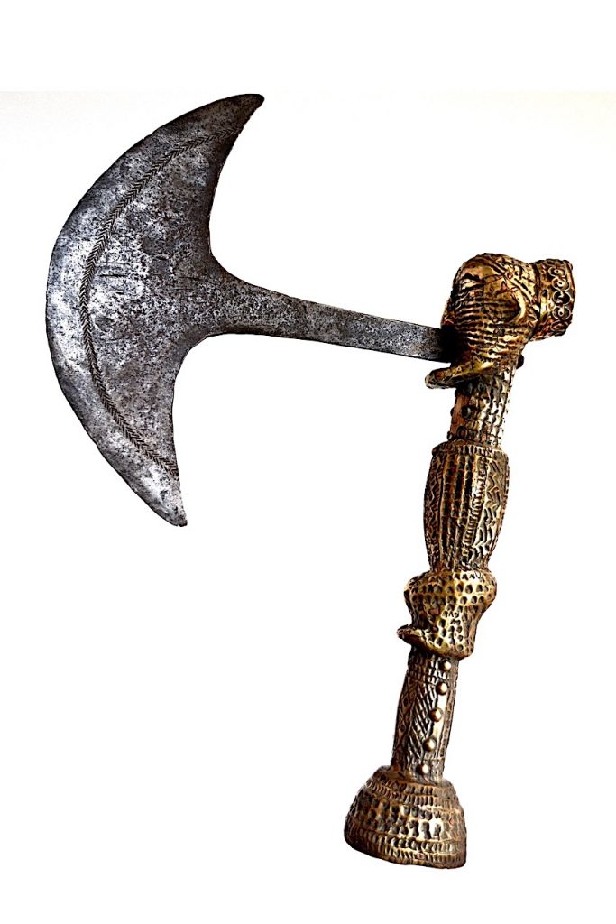 Téké, Hache de prestige nommé imbu nkwéré du Congo Brazza R.D.C.
