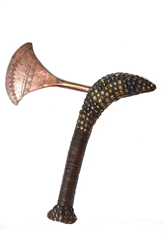 Mfinu, Téké hache de prestige République Démocratique du Congo