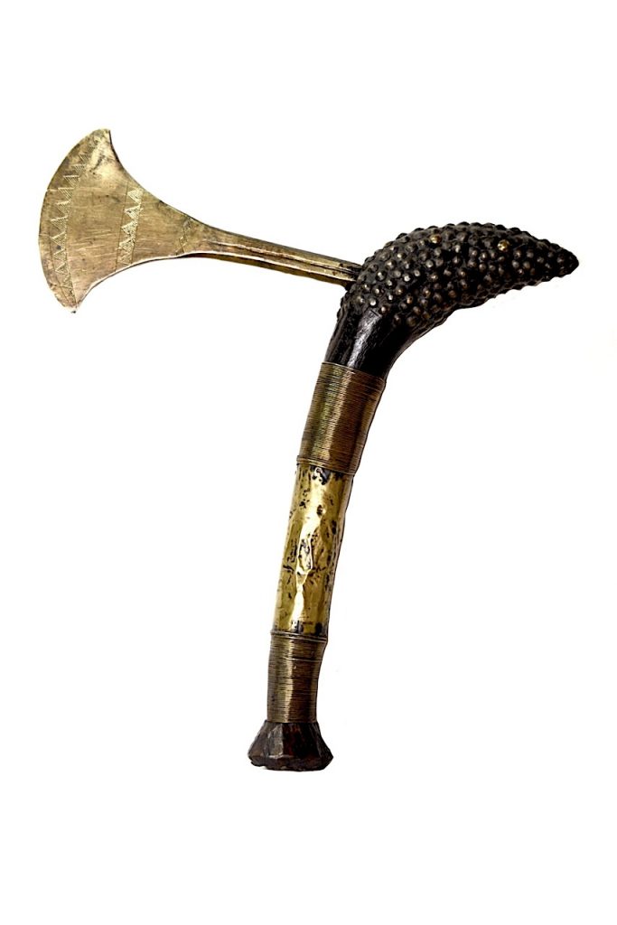 Mfinu, Téké hache de prestige République Démocratique du Congo