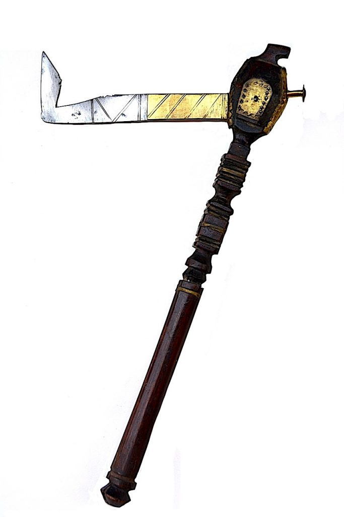 Hache de cérémonie Toma, Loma du Libéria, peuple Mandingue.