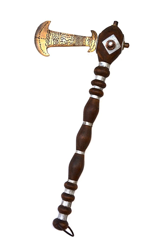Hache de cérémonie du Libéria, peuple Mandingue, ethnies Toma, Loma.