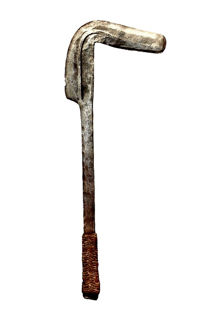 Zaghawa, grand couteau du nord dit de jet, Tchad, Cameroun.