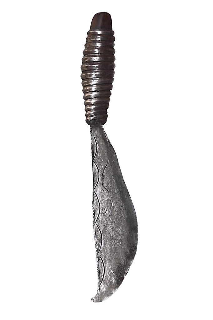 Couteau miniature, de scarification Kota Nzabi, Gabon Ogooué-Ivingo