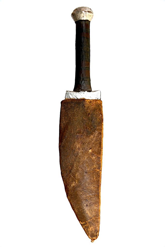 Petit couteau asymétrique des Somalie, Éthiopie de l'ethnie Somali.