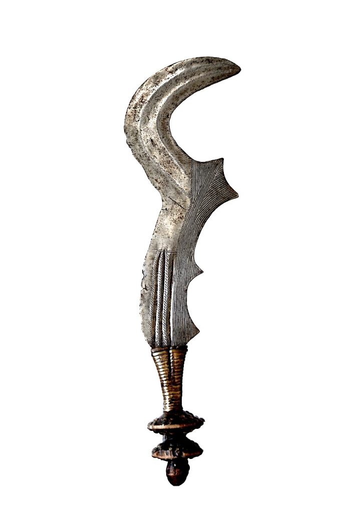 Couteau d'exécution Ngulu 1ére génération avant 1920. République Démocratique du Congo