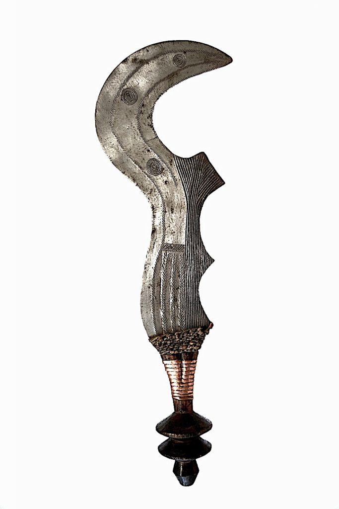 Couteau d'exécution Ngulu 1ére génération avant 1920. République Démocratique du Congo