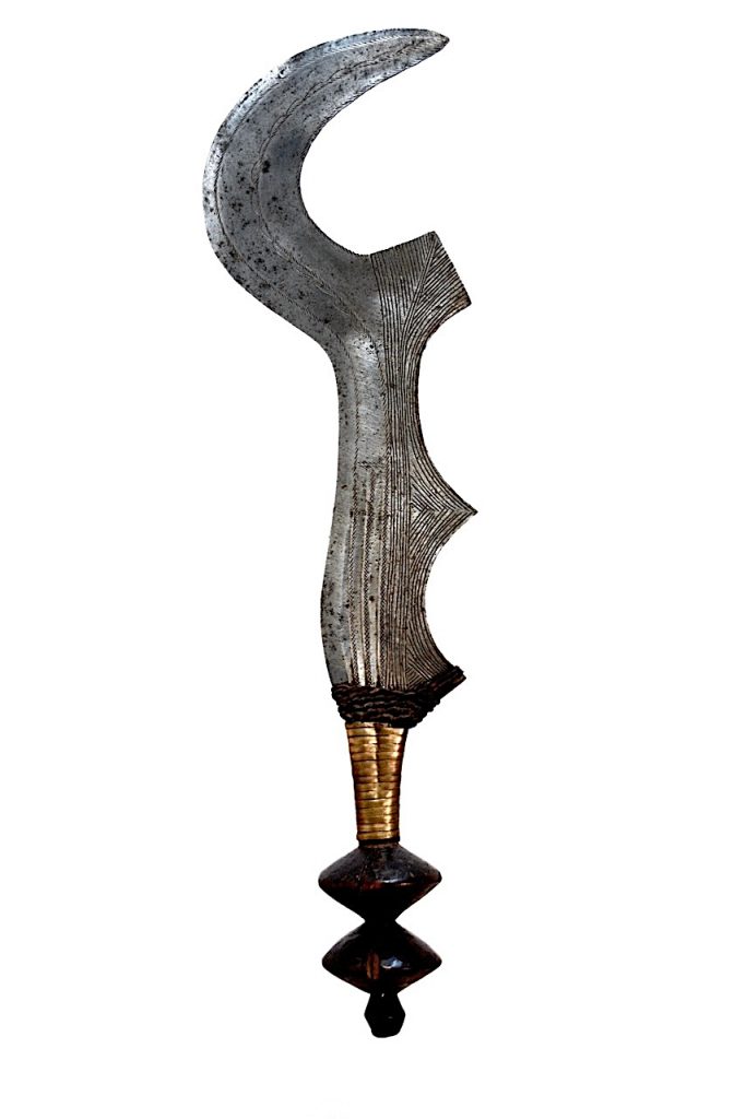 Couteau d'exécution Ngulu 1ére génération avant 1920. République Démocratique du Congo
