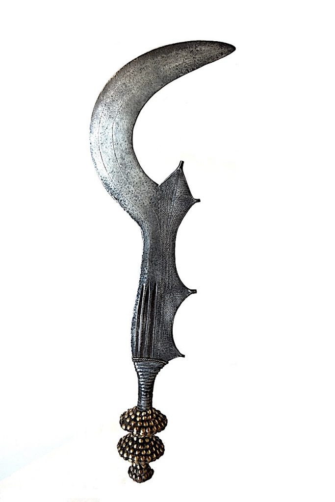 Couteau d'exécution Ngulu 1ére génération avant 1920. République Démocratique du Congo