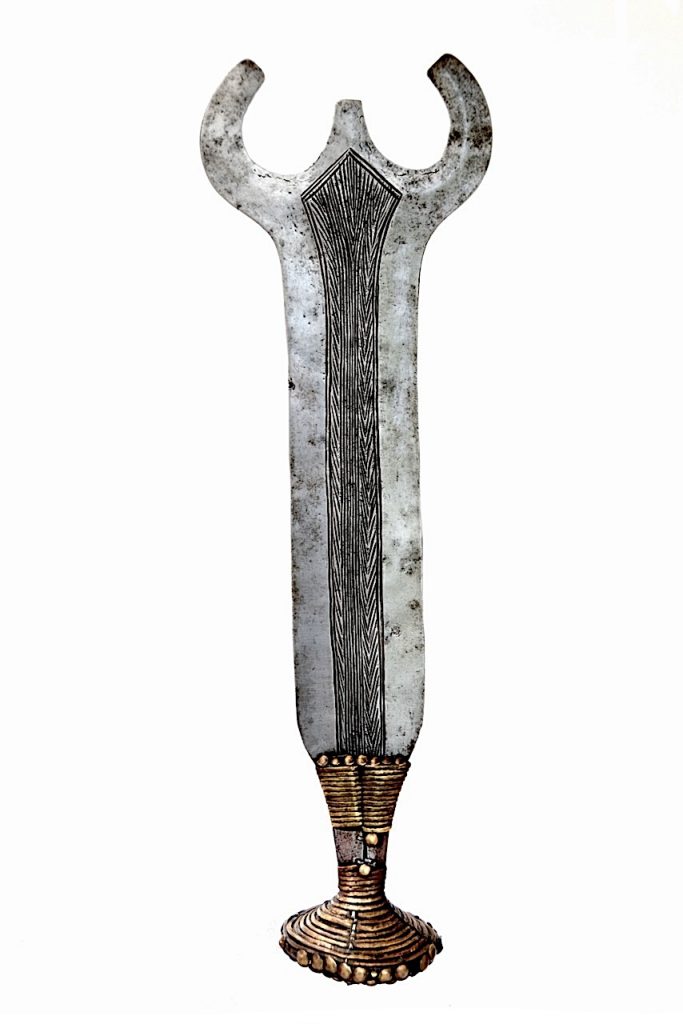 Couteau d'exécution Téké de République Centrafricaine et République Démocratique du Congo.