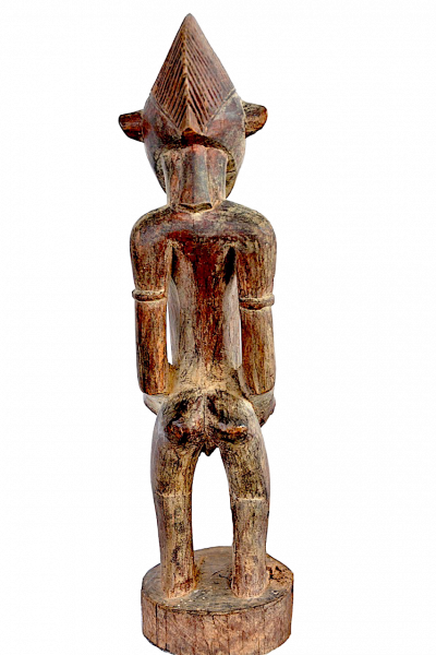 Statuette en bois | Sénoufo, Côte d'Ivoire | Vue de dos
